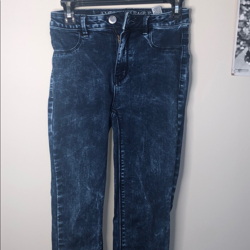 Womens American Eagle Sky High Jegging Jeans